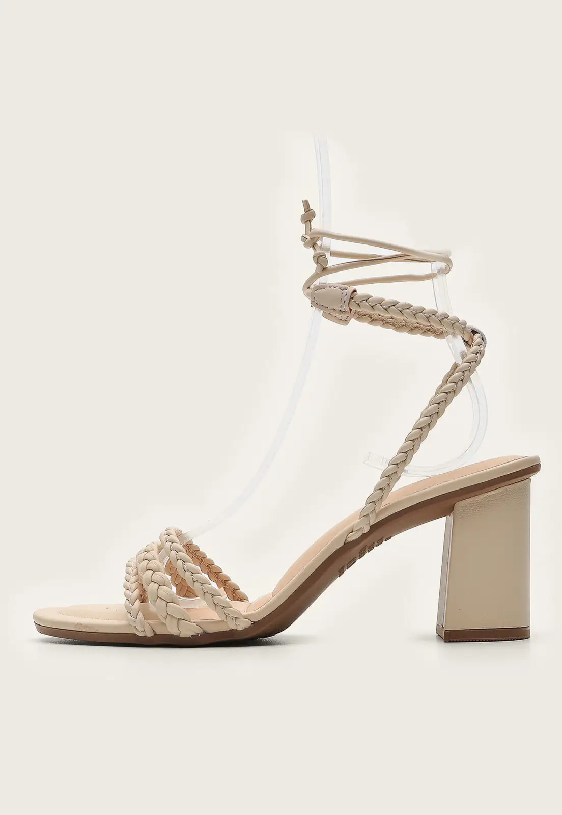 Sandália Dakota Amarração Off-White | Dafiti (BR)