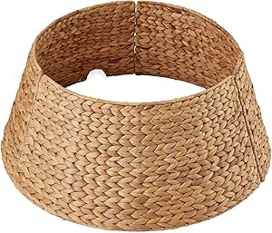 Best Choice Products 24in Christmas Tree Collar, Woven Hyacinth 3-Piece Holiday Rattan Tree Skirt... | Amazon (US)