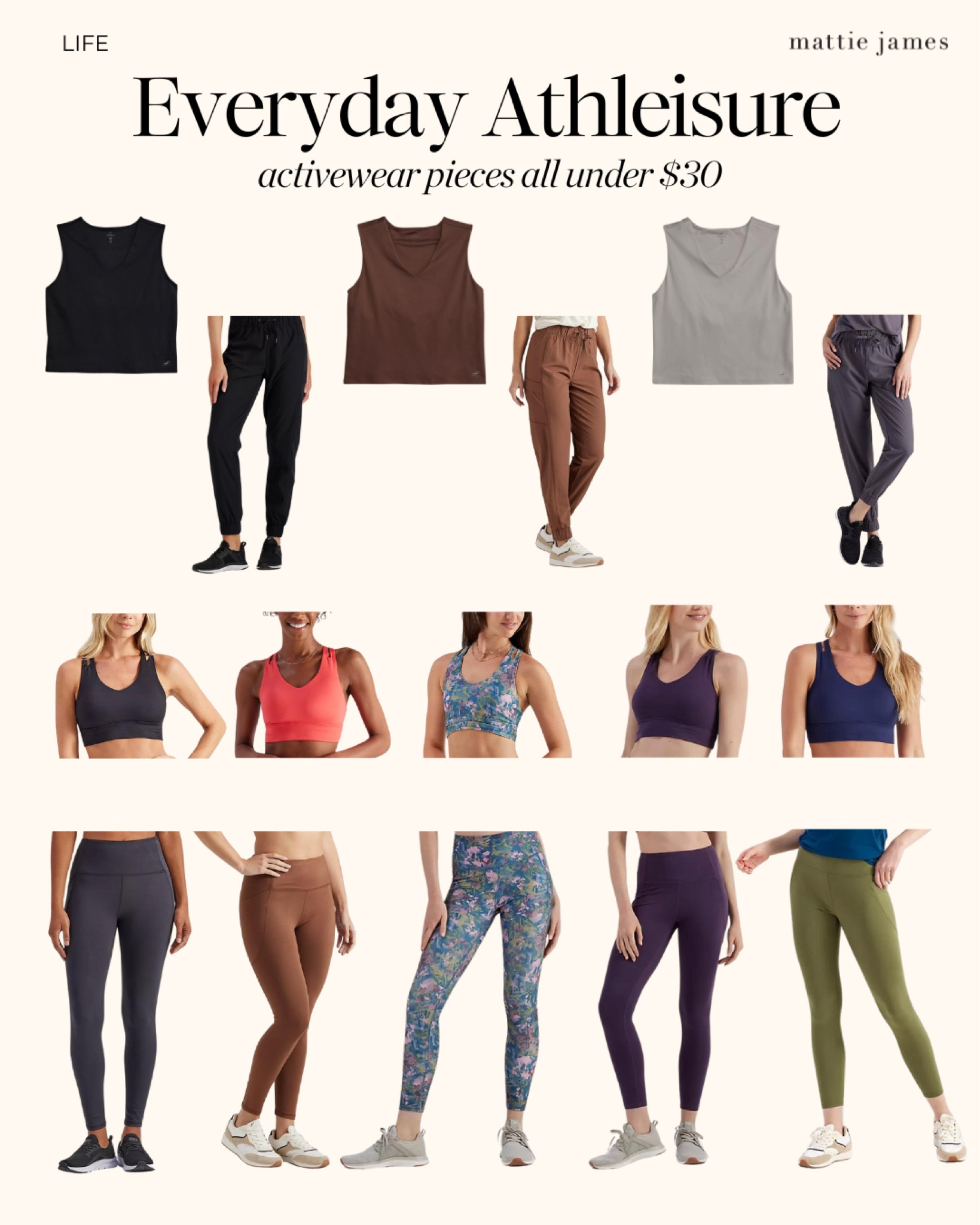 Everyday athleisure for under $30 👏🏽🙌🏽

#LTKFindsUnder50 #LTKFindsUnder100 #LTKFitness
