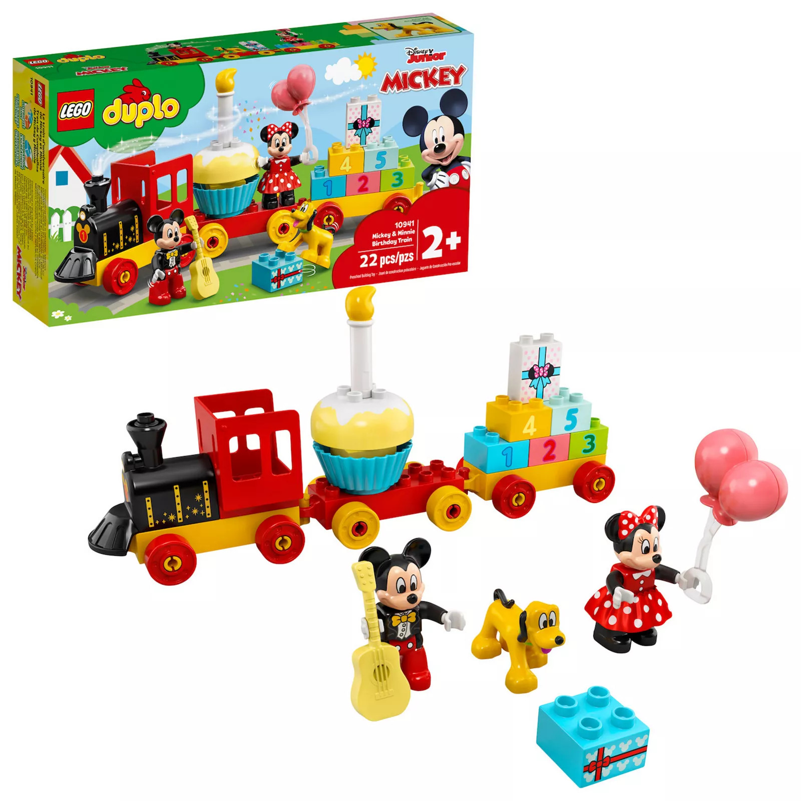 Disney's Mickey Mouse Mickey & Minnie Birthday Train LEGO Toy 10941 by LEGO DUPLO (22 Pieces), Multi | Kohl's