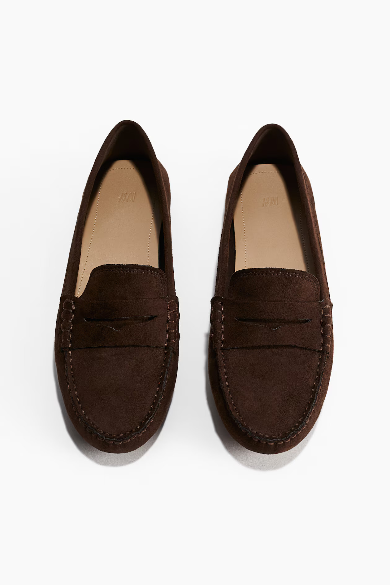 Napped Loafers - Dark brown - Ladies | H&M US | H&M (US + CA)