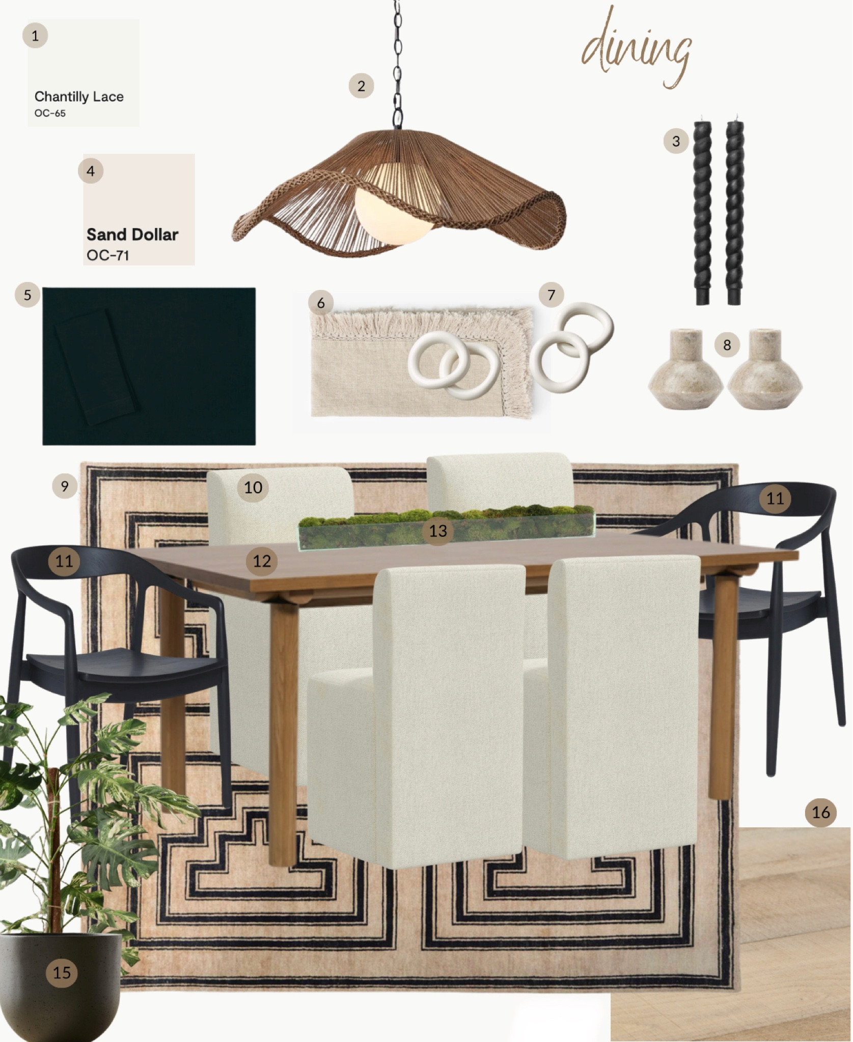 Boho and transitional dining room inspiration. Living the mixed materials and styles. The perfect blend of a neutral dining room with biophilic design elements woven in.

#LTKHoliday #LTKhome