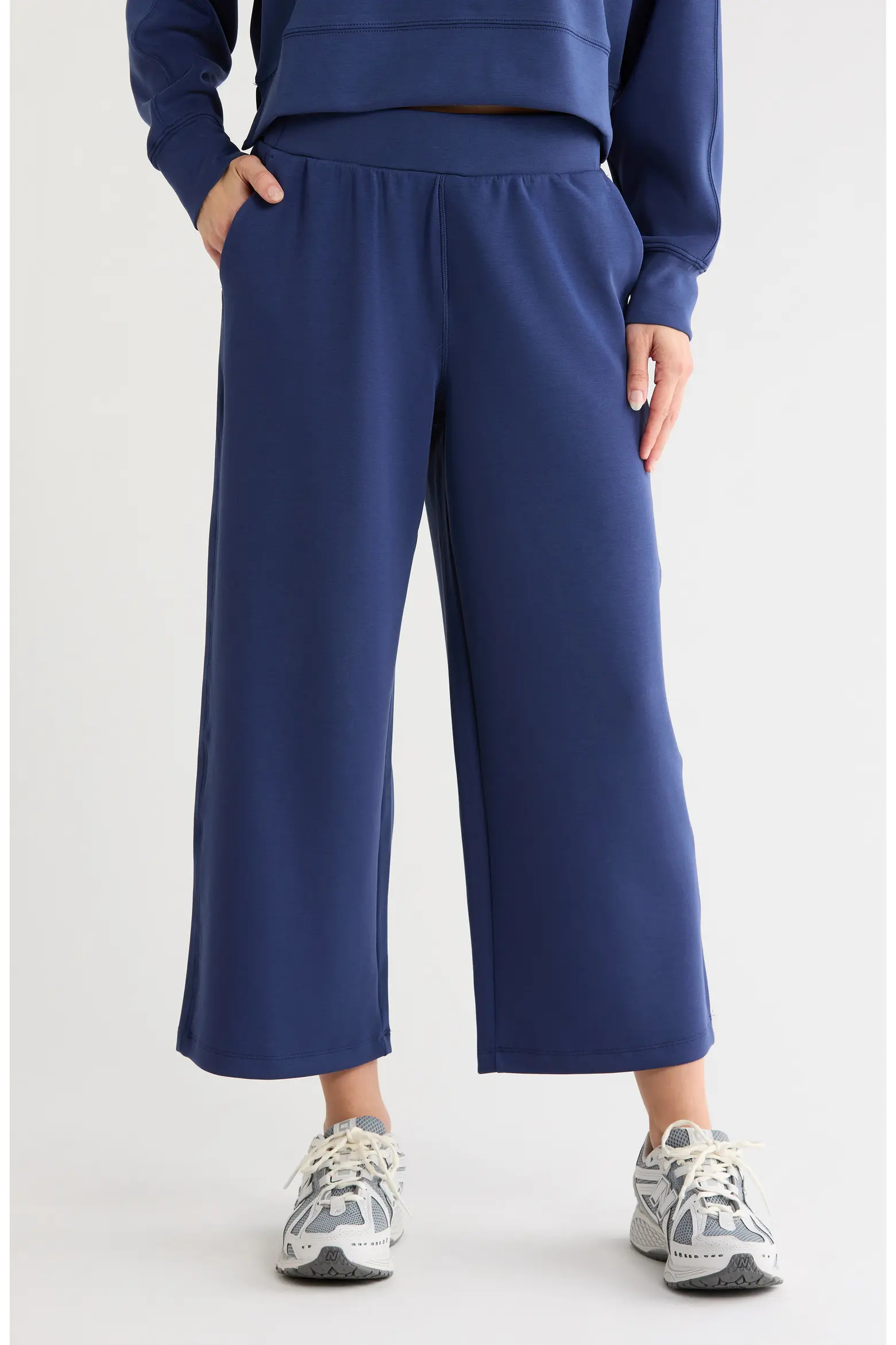 YOGALICIOUS Leona Sandwash Softlite High Waist Wide Leg Culottes (Women) | Nordstromrack | Nordstrom Rack