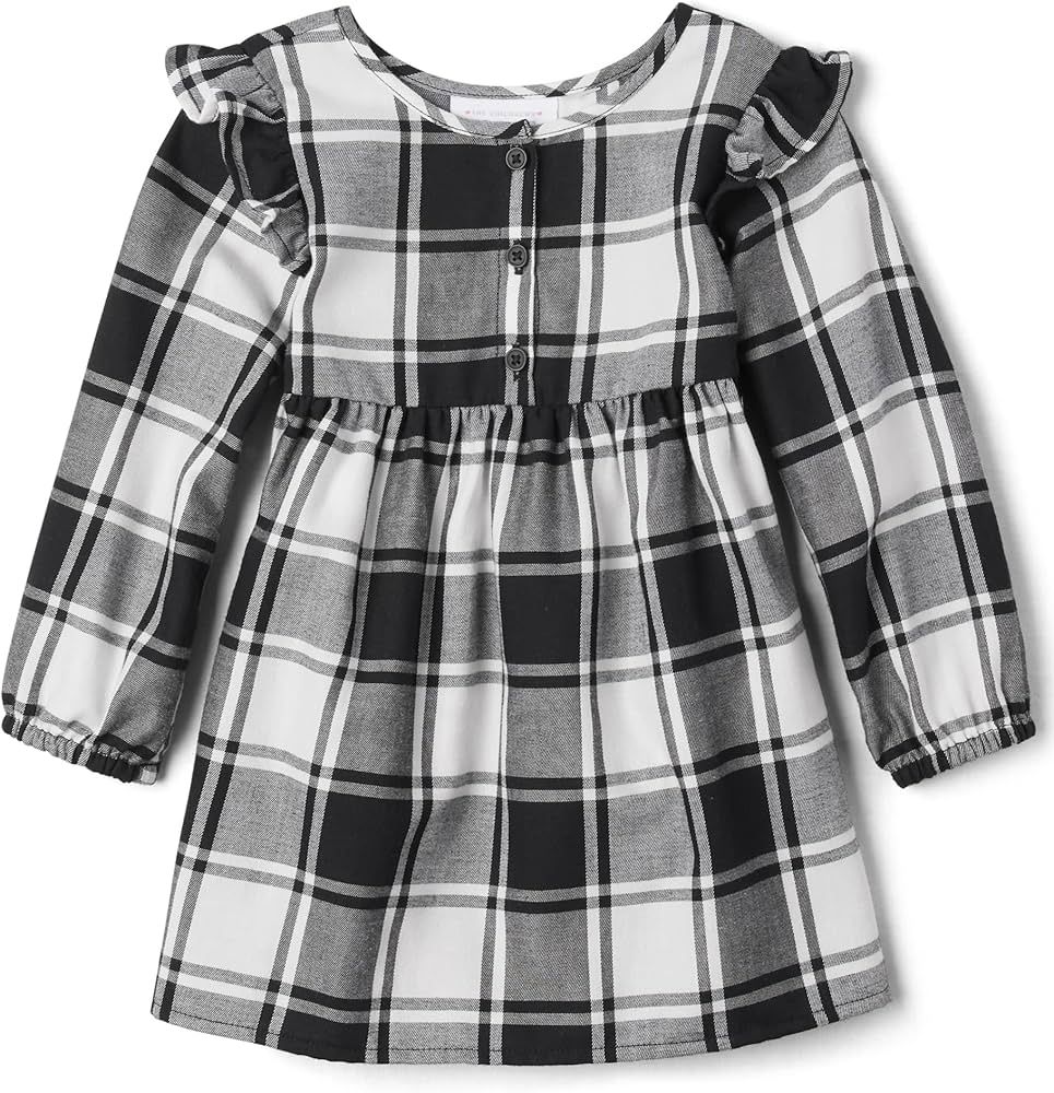 The Children's Place Baby One Size and Toddler Girls Long Sleeve Fashion Dress | Amazon (US)