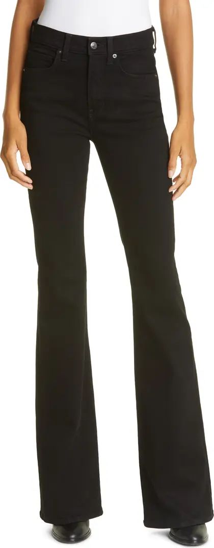 Veronica Beard Beverly High Waist Skinny Flare Leg Jeans | Nordstrom | Nordstrom