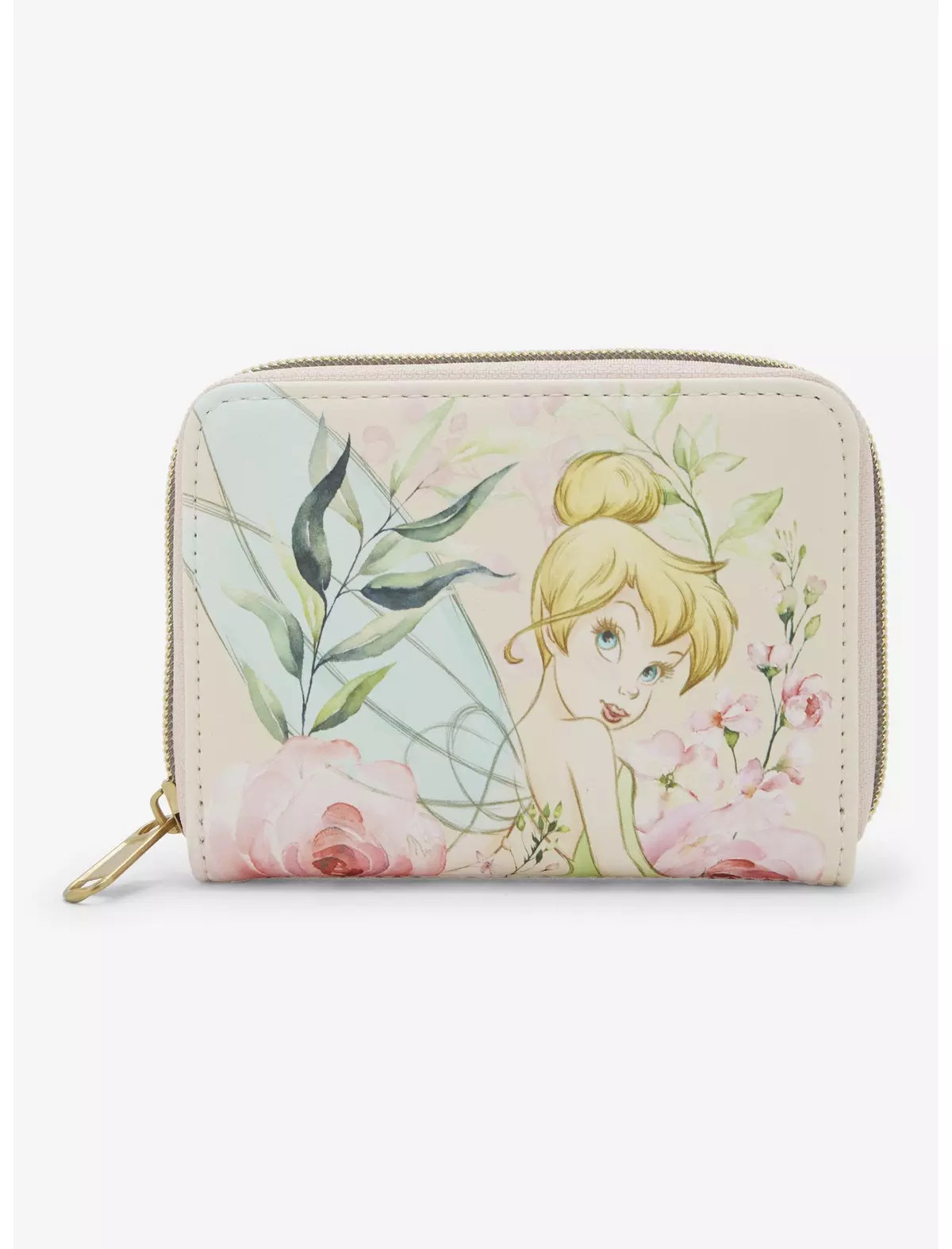 Disney Peter Pan Tinker Bell Pastel Floral Mini Wallet | Hot Topic | Hot Topic