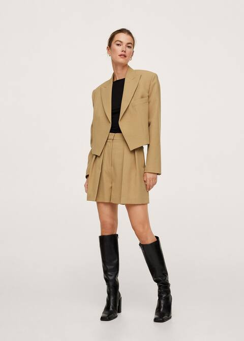 Shorts mit Bundfaltendetails | MANGO (DE)