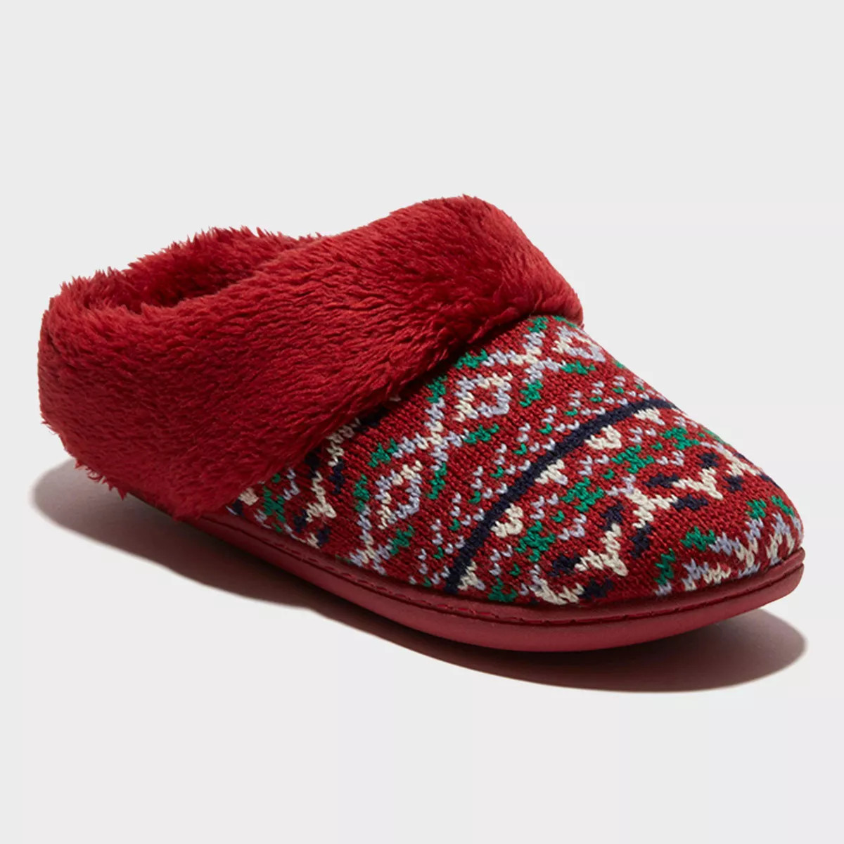 dluxe by dearfoams Women's Carol Chunky Knit Clog Slippers | Target