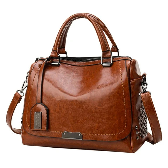 Odeerbi Crossbody Bags for Women 2025 Fashion Solid Cover Messenger Bag Totes Brown - Walmart.com | Walmart (US)