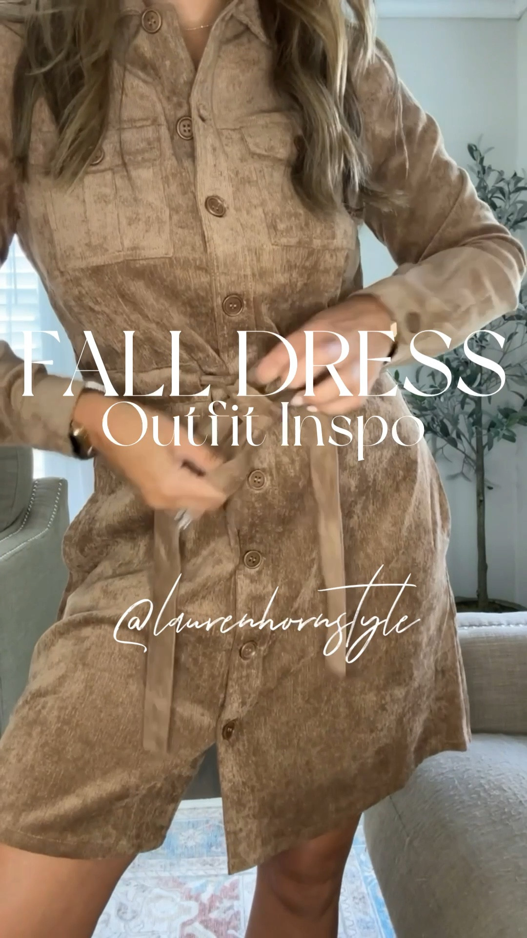 Fall dress! Loving this super easy fall outfit. Wearing a medium in the dress and TTS in boots! 

#LTKstyletip #LTKshoecrush #LTKSeasonal