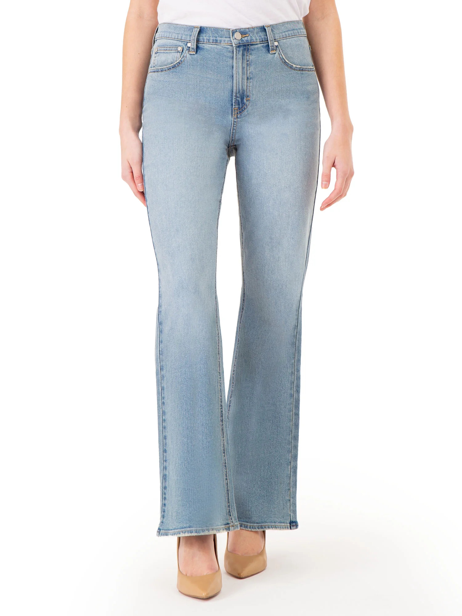 Jordache Women's High Rise Flare Jean | Walmart (US)