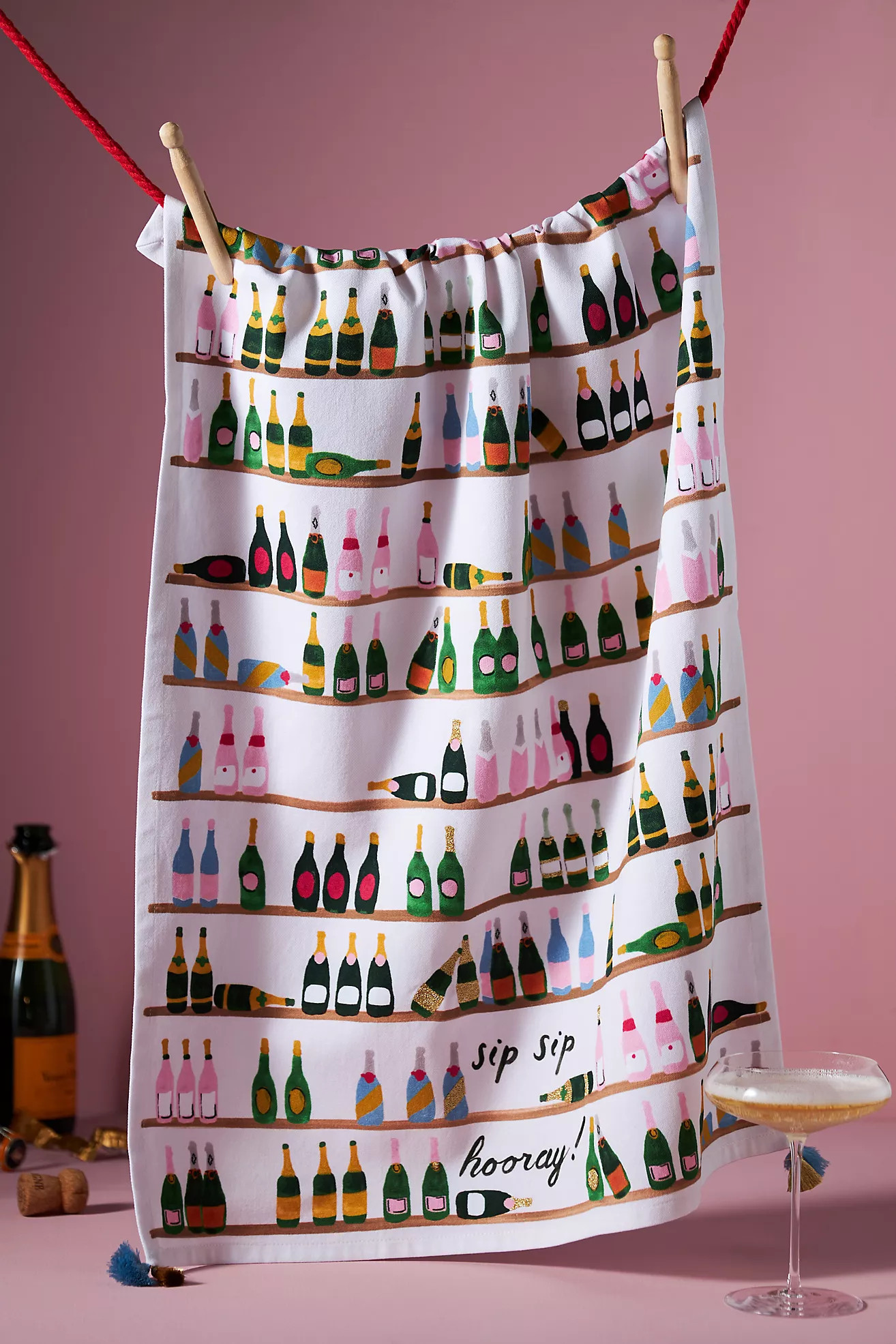 Sip Sip Hooray Dish Towel | Anthropologie (US)