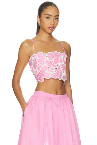 Paisley Bloom Embroidered Caterina Top
                    
                    Cinq a Sept | Revolve Clothing (Global)