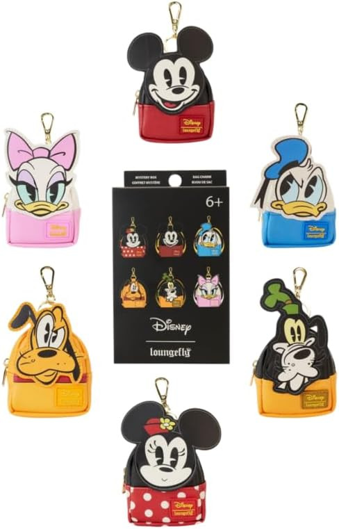Loungefly Disney - Mickey and Friends Mystery Bag Keychain Charm (1 random Charm) | Amazon (US)