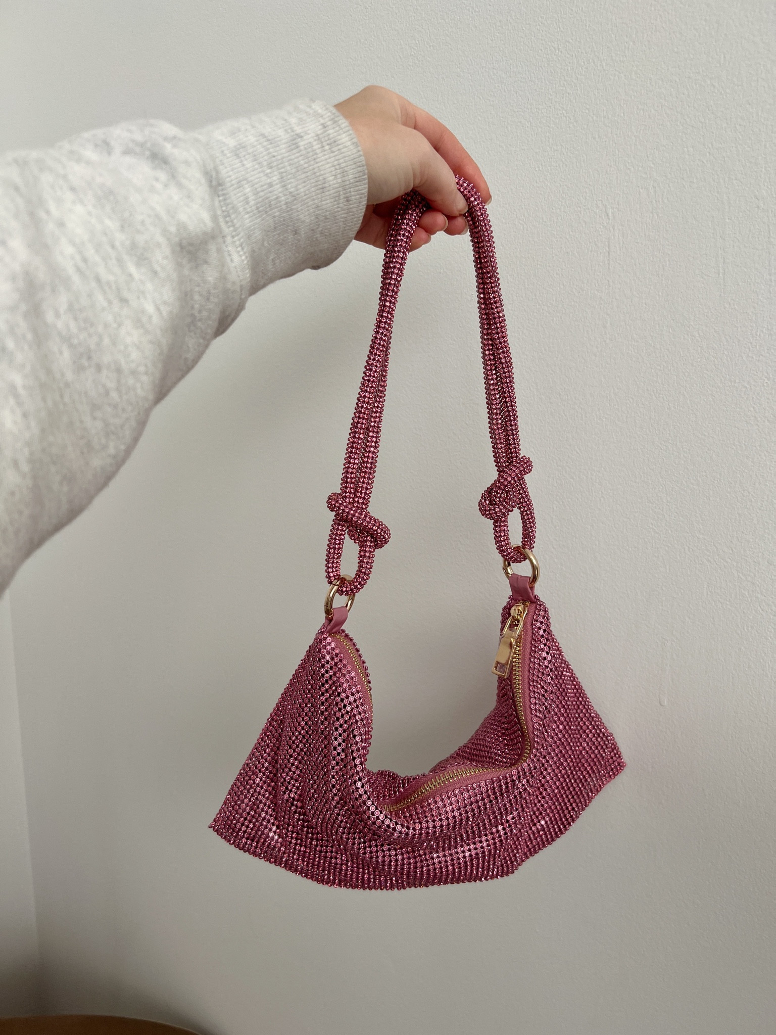 I also got this bag in pink to add a pop of color to some upcoming outfits! I tend to wear a lot of black this time of year so this will definitely lift an outfit. So cute for the price  

#LTKitbag #LTKHoliday #LTKunder50