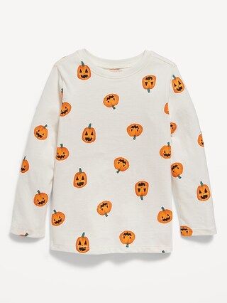 Unisex Halloween-Print Long-Sleeve T-Shirt for Toddler | Old Navy (US)