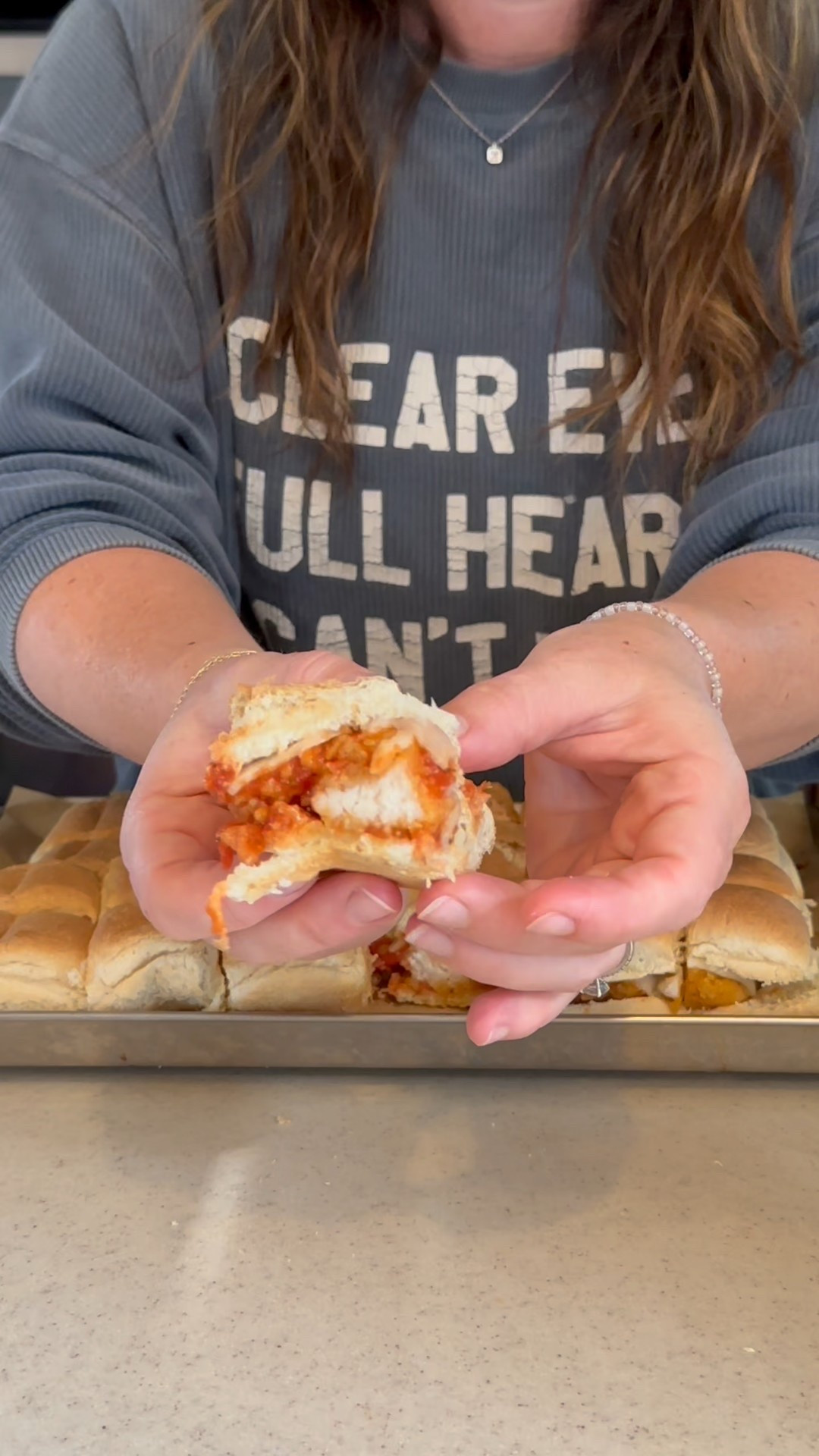 7/23/25 chicken parm sliders 
Easy & delicious dinner idea that the whole family loves 

#LTKHome #LTKFindsUnder50 #LTKFamily