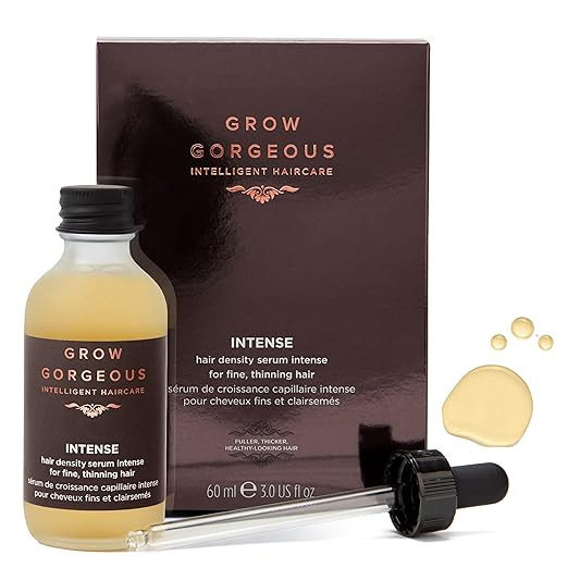 Grow Gorgeous Density Serum Intense - Vegan Hair Serum with Caffeine, Red Clover and Peptides for... | Amazon (US)