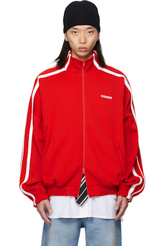 Red Gym Track Jacket | SSENSE