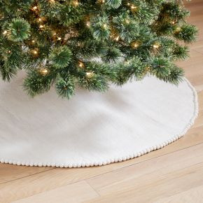 Felt Pom-Pom Tree Skirt | West Elm (US)