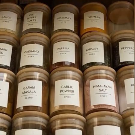Bamboo spice jars, custom spice jars, spice drawer, kitchen organization 

#LTKSale #LTKFind #LTKhome
