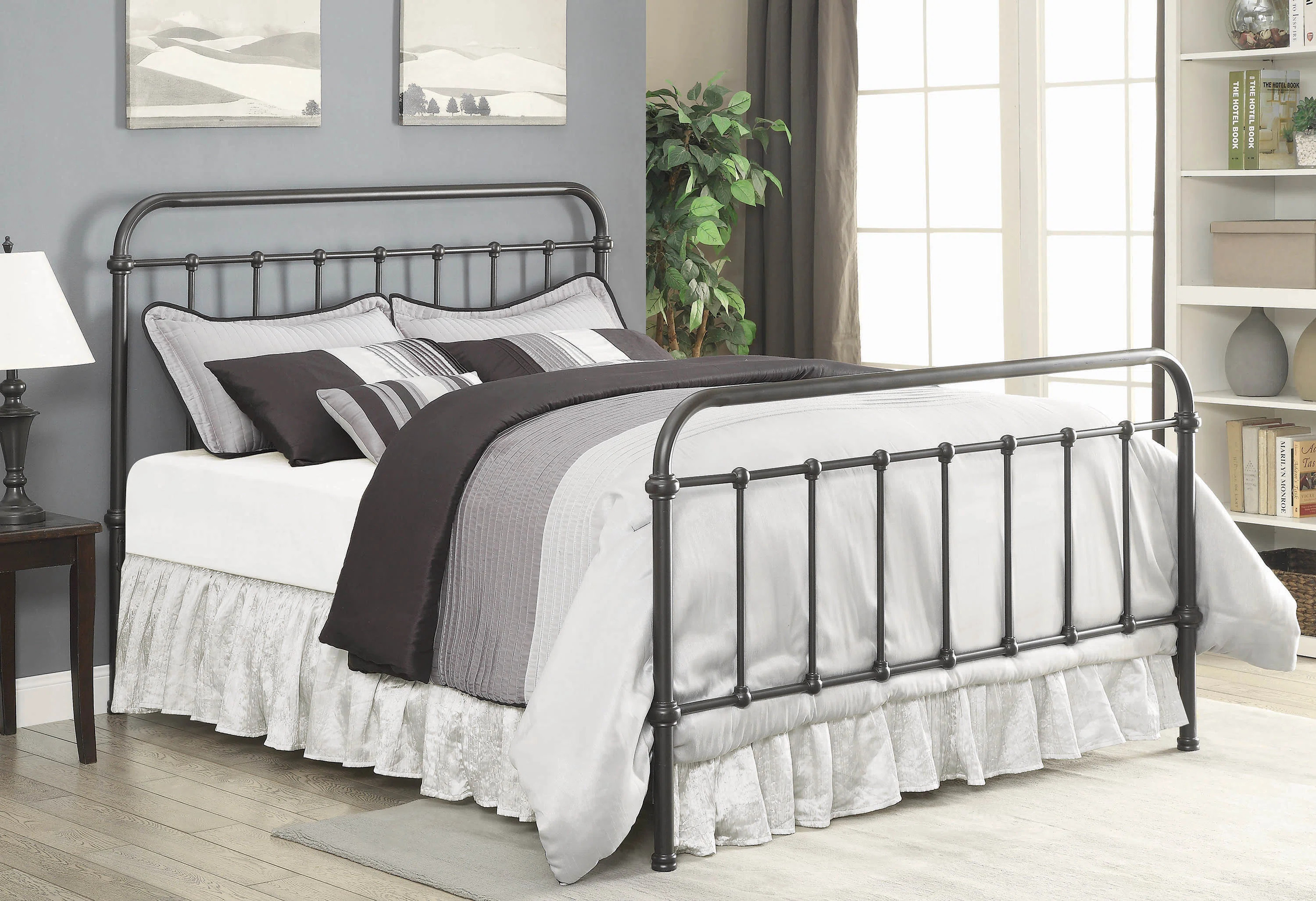 Gracie Oaks Otteridge Metal Standard Bed & Reviews | Wayfair | Wayfair North America