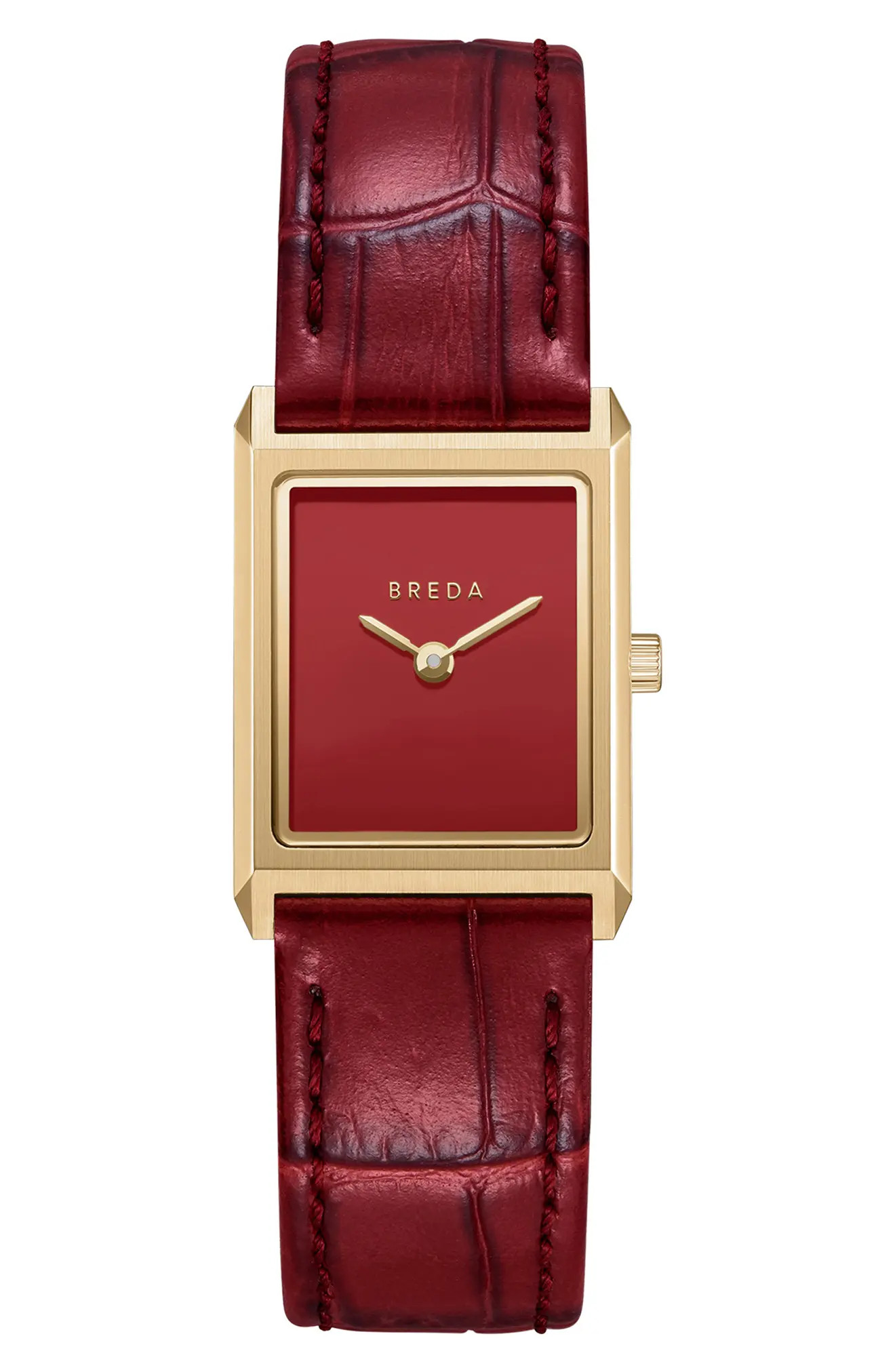 Virgil Leather Strap Watch, 16mm x 8mm (Women) | Nordstrom | Nordstrom