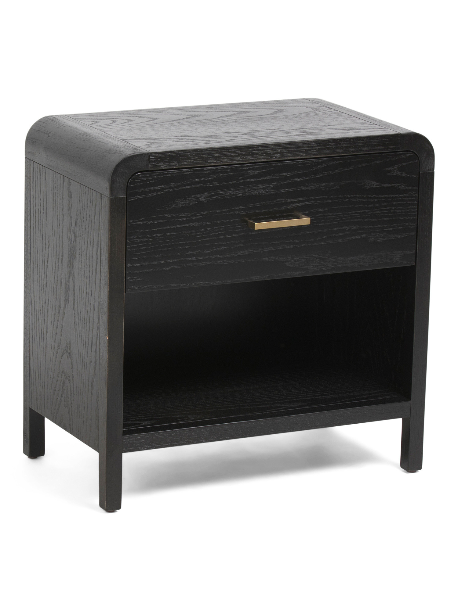 24x24.5 Curved 1 Drawer Side Table | TJ Maxx