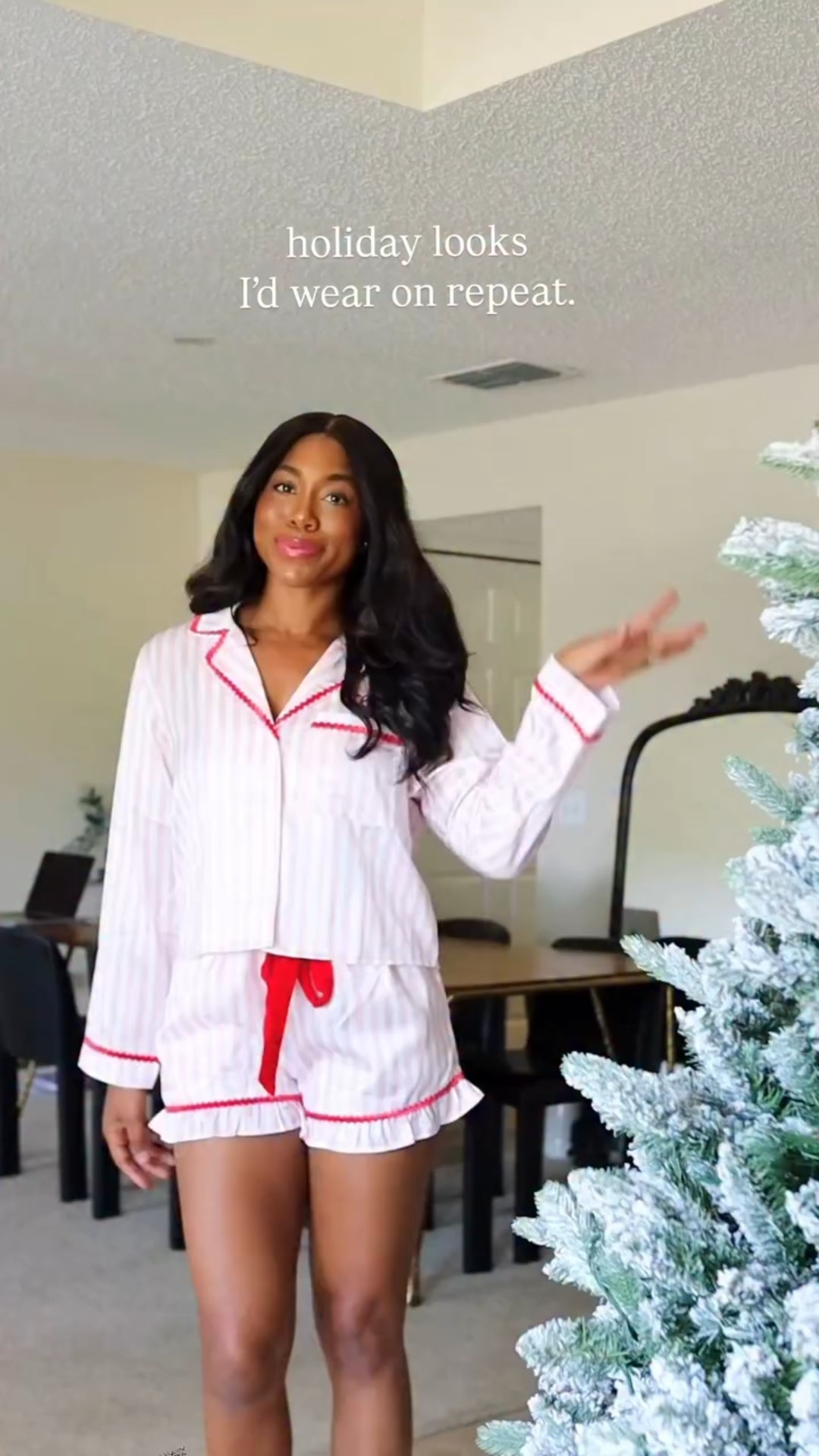 Holiday outfits I’d wear on repeat (including pjs … because let’s be real, inside the house is where it’s at 💁🏽‍♀️🤸🏽‍♀️)

Gift guides and outfits are all linked in my ltk! Link in bio or comment SHOP for links!

holiday outfit ideas, cozy holiday looks, last minute holiday outfits, Christmas pajamas, holiday lounge wear, festive outfits at home, casual holiday style, holiday fashion inspiration, comfy holiday outfits, winter lounge sets, holiday night in outfit, Christmas Eve outfit ideas