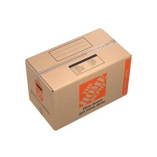 The Home Depot 27 in. L x 15 in. W x 16 in. D Heavy-Duty Large Moving Box with Handles HDLBX - Th... | The Home Depot