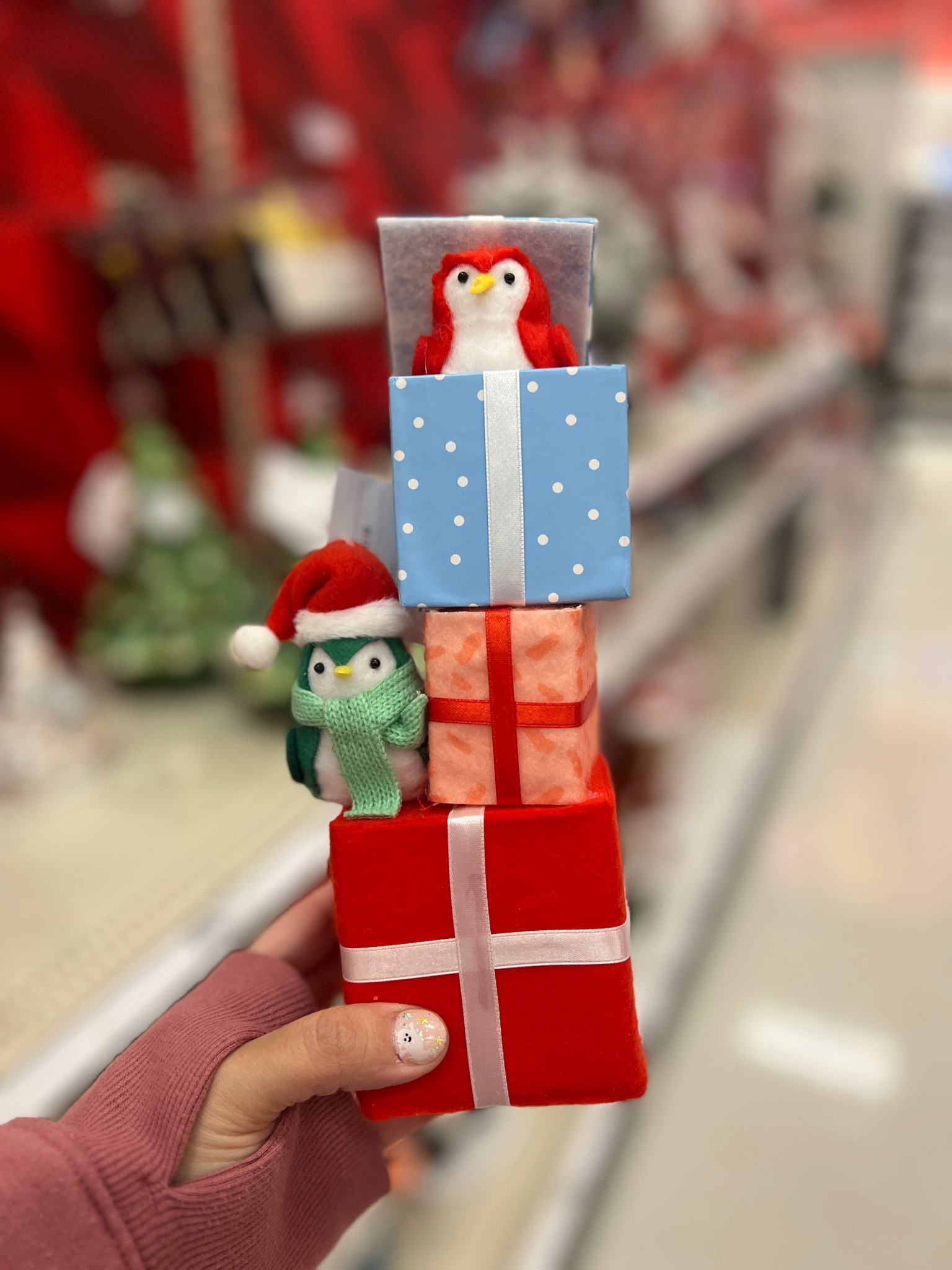 9.5" Featherly Friends Fabric Birds Christmas Gift Stack Figurine - Wondershop™ Red/Blue

#LTKHoliday #LTKhome #LTKSeasonal
