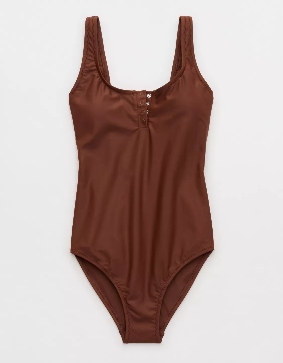 Aerie Henley Full Coverage One Piece Swimsuit | Aerie
