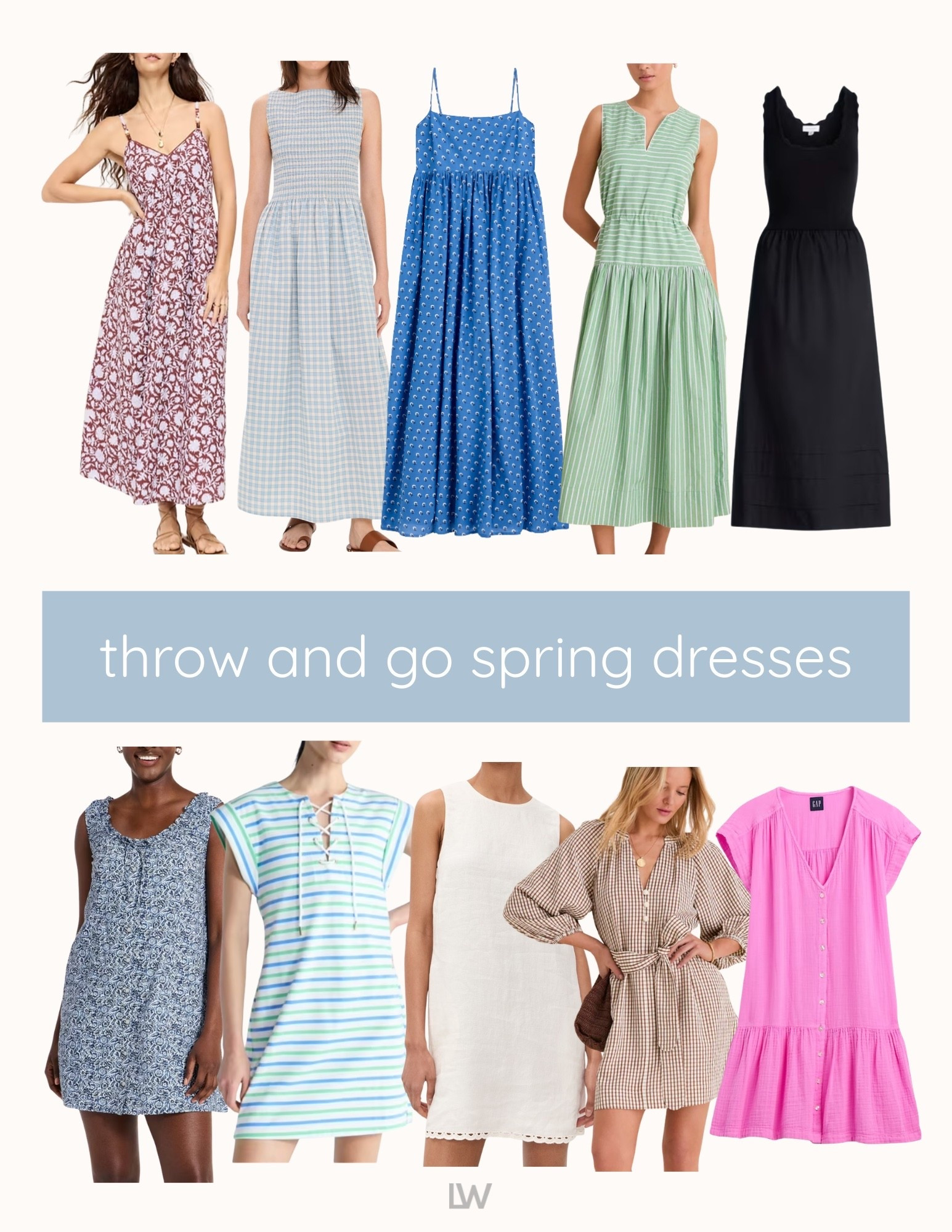 These dresses are so good!! Perfect for spring