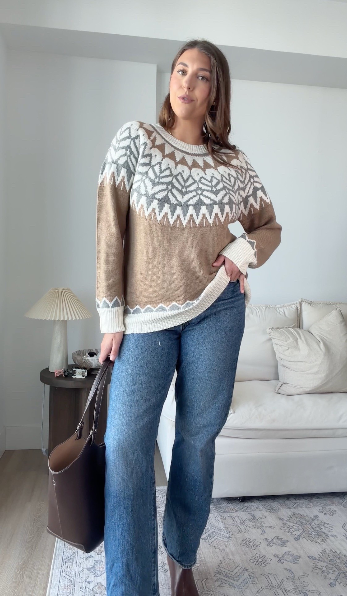 cozy neutral sweater 🤍

amazon sweater, fair isle sweater, neutral outfit, fall outfit, winter outfit, casual chic, everyday look

#LTKSeasonal #LTKTall #LTKootd