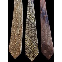 Men's Vintage Brown Tones Ties, 50's/60's Ties | Etsy (US)