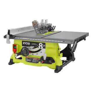 RYOBI 13 Amp 8-1/4 in. Compact Portable Corded Jobsite Table Saw (No Stand) RTS08 - The Home Depo... | The Home Depot