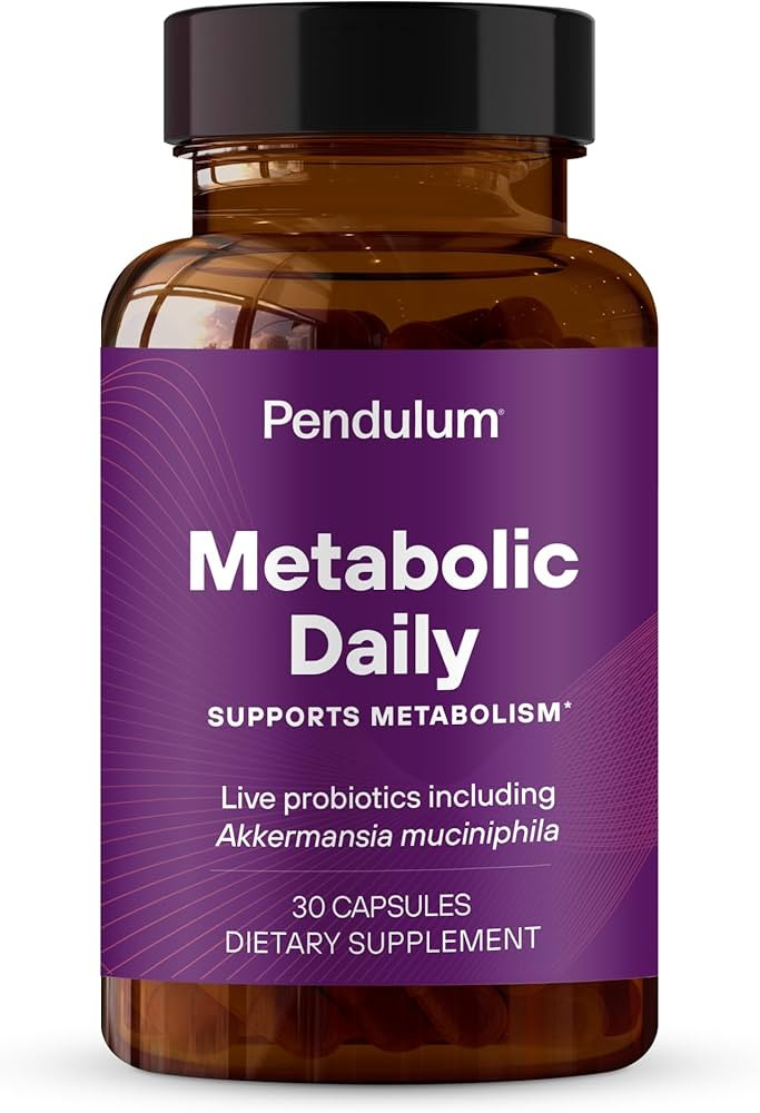 Pendulum Metabolic Daily - Multi-Strain Probiotic with Akkermansia muciniphila to Support Metabol... | Amazon (US)