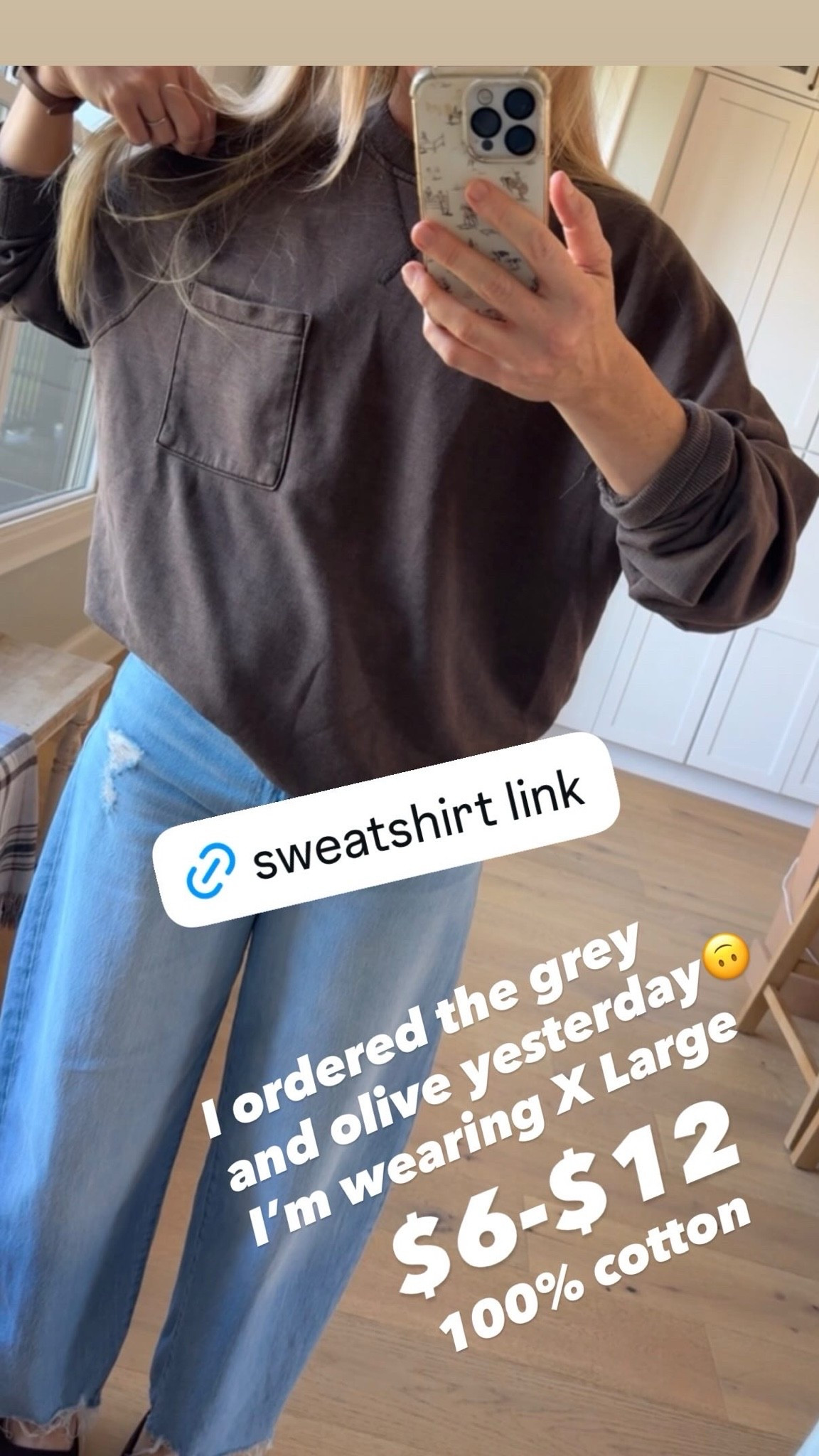 Comfy jeans outfit

Size reference 5’ 9” 140 lbs

Men’s 100% cotton sweatshirt - X-LARGE 

Muscle tank - medium

Barrel jeans -27
(Normally 26/28)

Slides - sized up



Casual jeans outfit. Affordable outfits. Sale finds. Walmart sale. Nordstrom rack jeans. Hudson jeans. Oversized sweatshirt. Cotton.