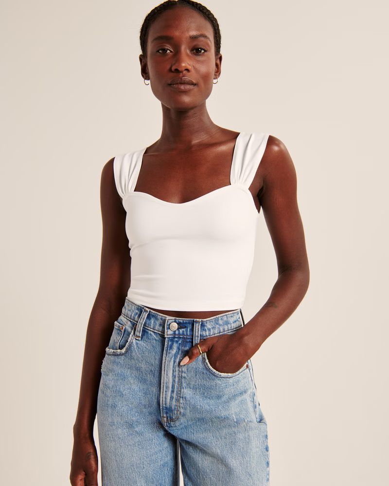 Women's Seamless Fabric Sweetheart Top | Women's Tops | Abercrombie.com | Abercrombie & Fitch (US)