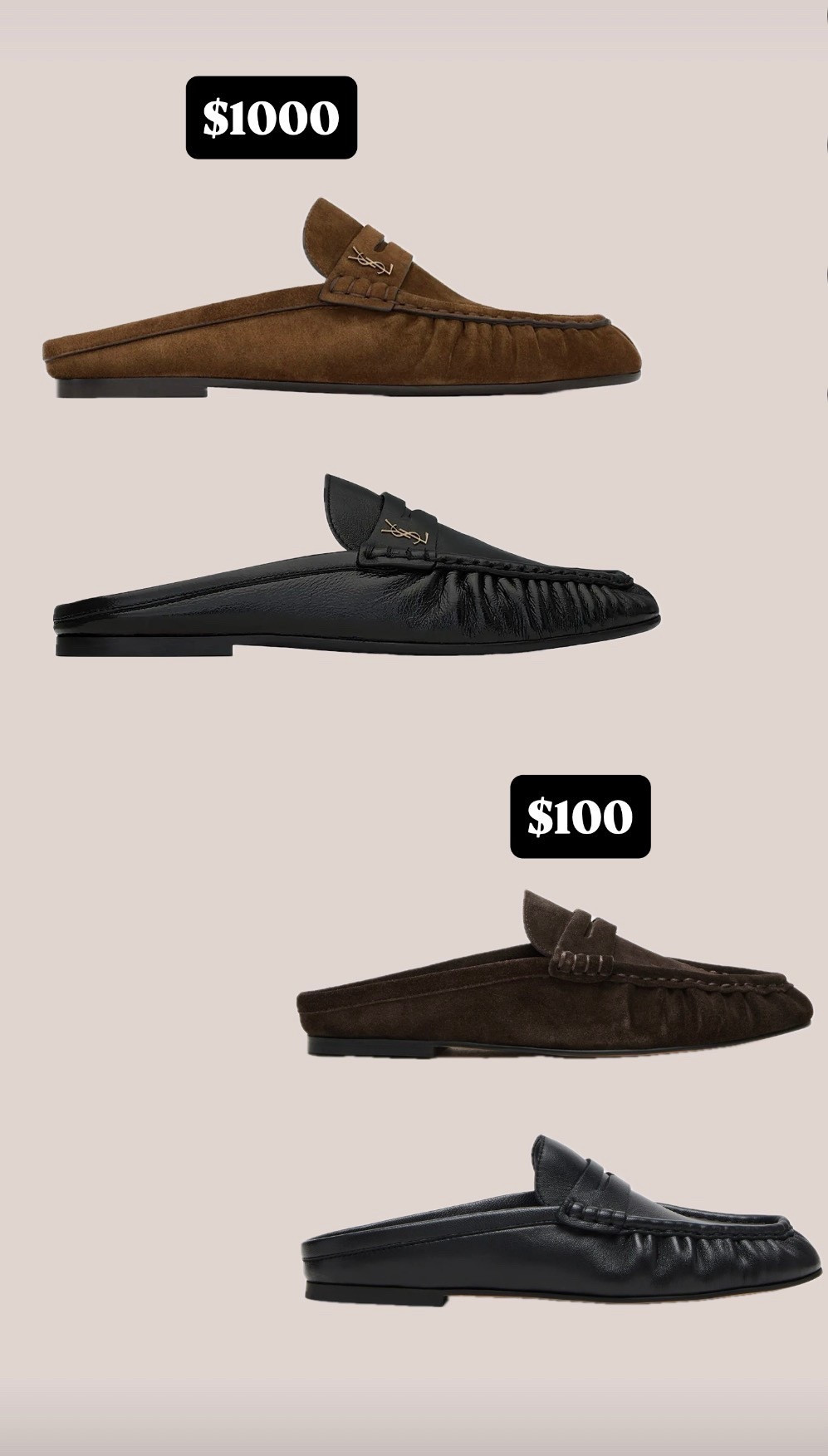 Most loved shoes!

Designer vs. Less expensive version!
Suede loafers
Ysl loafer 

#LTKSeasonal #LTKstyletip #LTKshoecrush