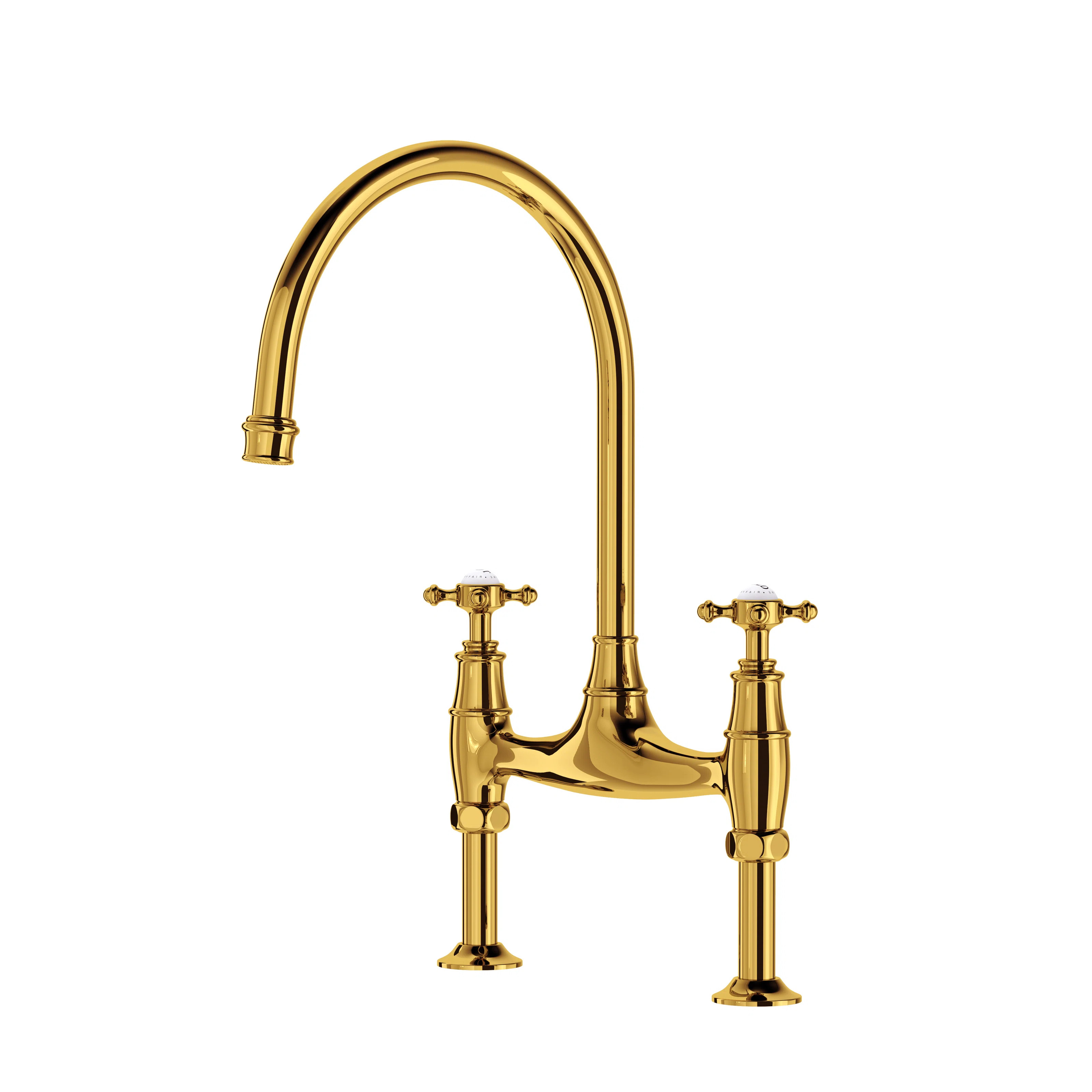 Georgian Era™ Straight Deck Unions for Bridge Faucet | Wayfair North America