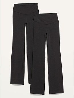 Extra High-Waisted PowerChill Flare Yoga Pants 2-Pack for Women | Old Navy (US)