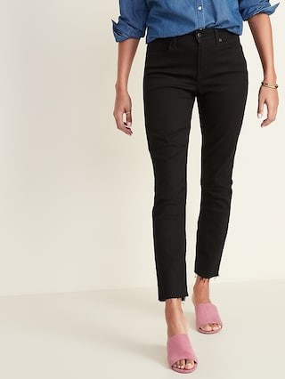 High-Waisted Power Slim Straight Jeans For Women | Old Navy (US)