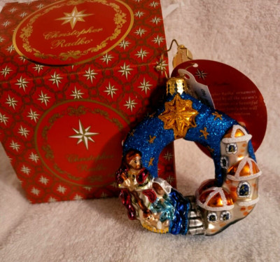 Christopher Radko THE NORTH STAR Little Gem Nativity Ornament NIB  | eBay | eBay US