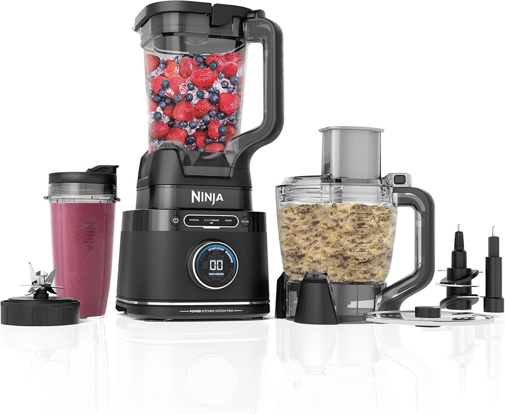 Ninja TB401 Detect Kitchen System Power Blender + Processor Pro, BlendSense Technology, Blender, ... | Amazon (US)