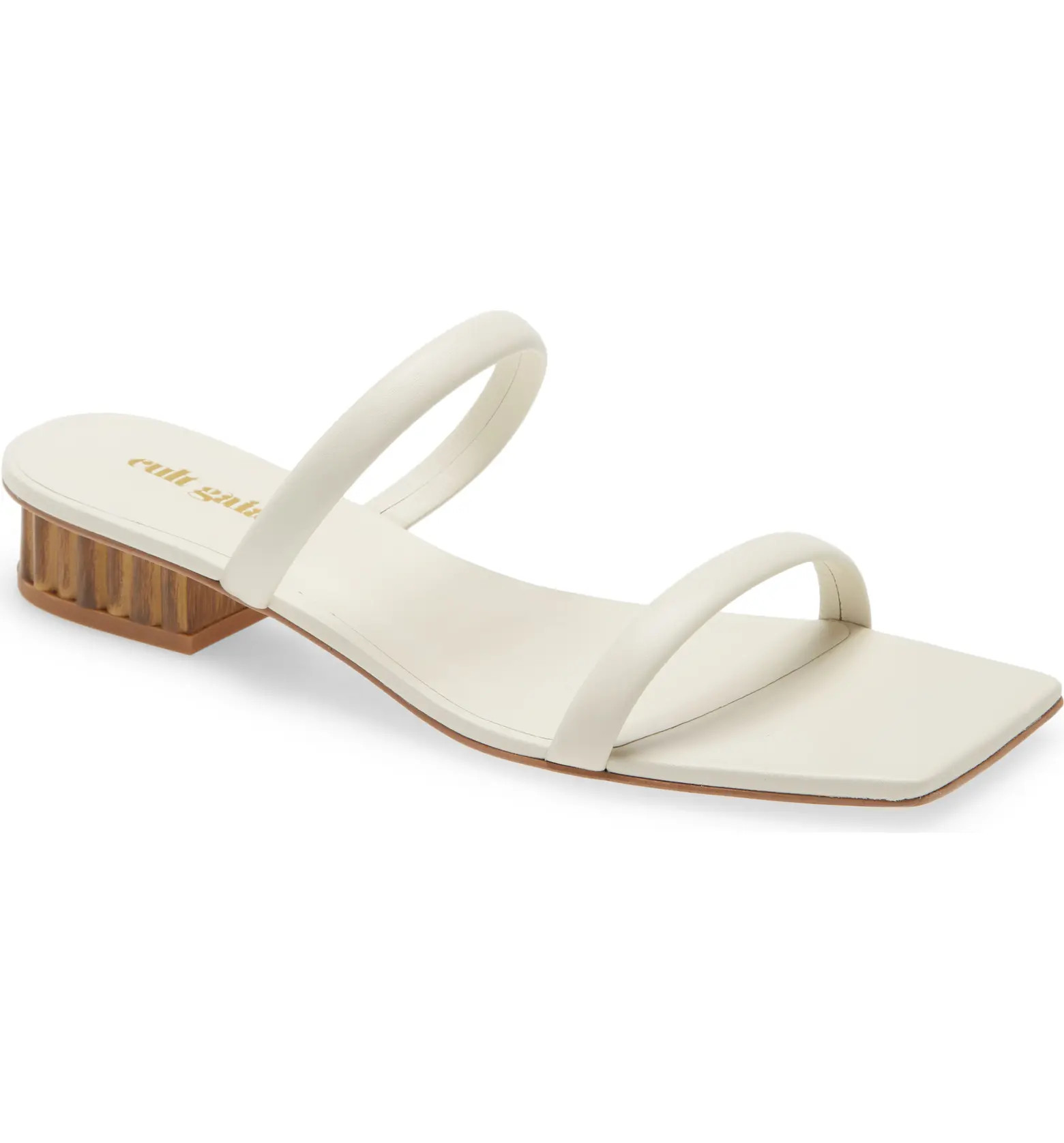 Liz Square Toe Block Heel Slide Sandal | Nordstrom