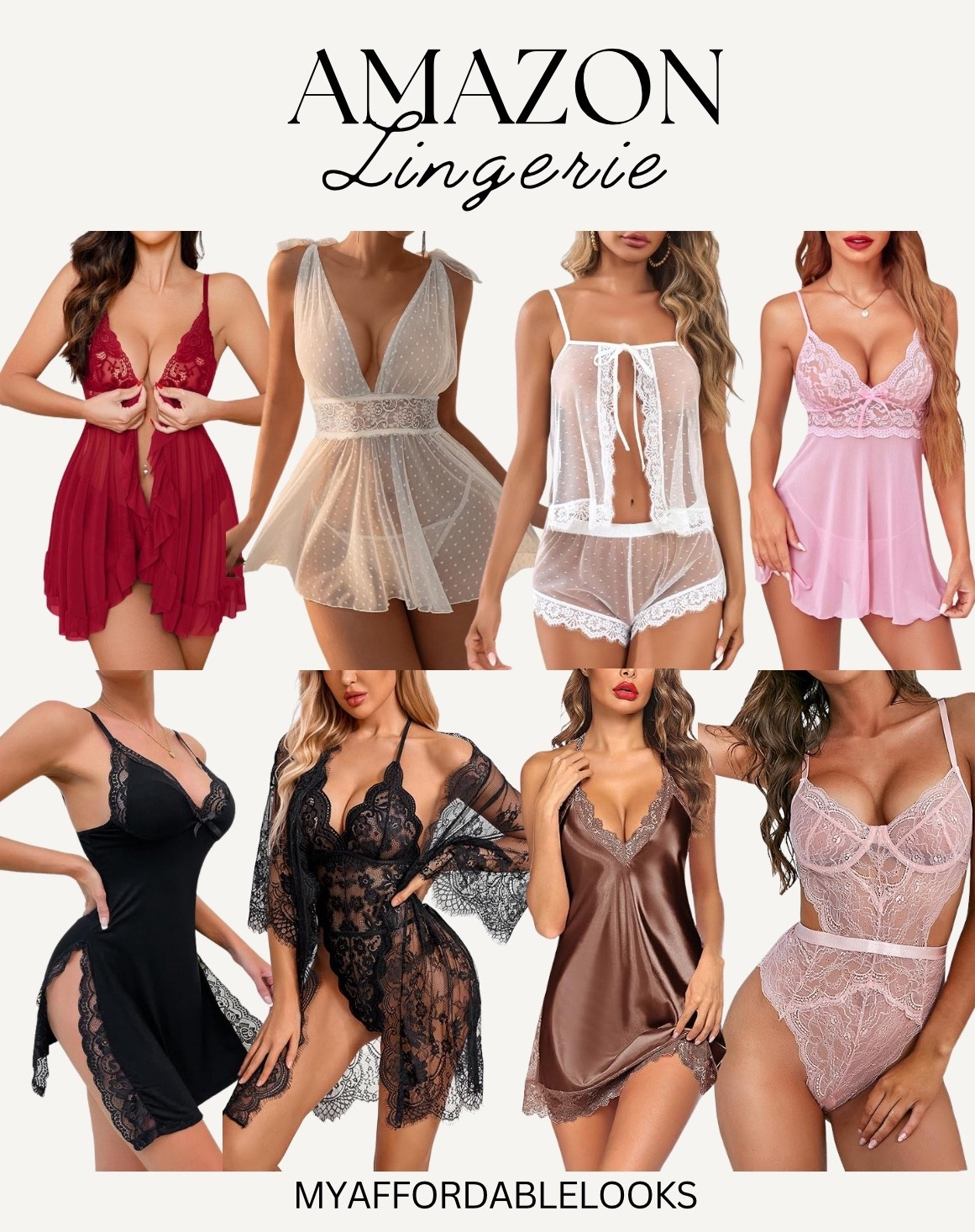 Amazon Lingerie

#LTKootd #LTKBeauty #LTKSeasonal