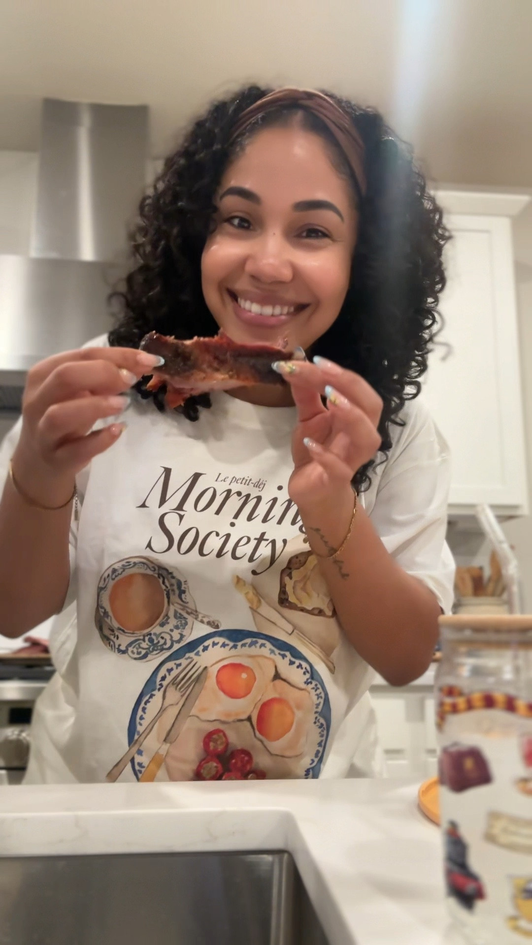 Summer pajama set I didn’t know I needed 🤍 This $19.99 H&M cotton PJ set is SO lightweight, breathable, and perfect for hot nights. The tee is perfectly oversized and soft, and the shorts are loose + comfy without riding up 🙌🏽

I threw these on after my shower last night (and yes… immediately went to eat ribs my fiancé smoked all day 😂) and didn’t want to take them off.

Also linking my everyday Amazon headbands. you get a full pack of neutral + cute colors for under $10 and I wear them nonstop.

If you’re looking for affordable, cute, and actually comfortable summer sleepwear… this is it.

#summerpajamas #cottonpjs #affordablesleepwear #ltkfinds #comfystyle

#LTKfoodie #LTKselfcare #LTKHome