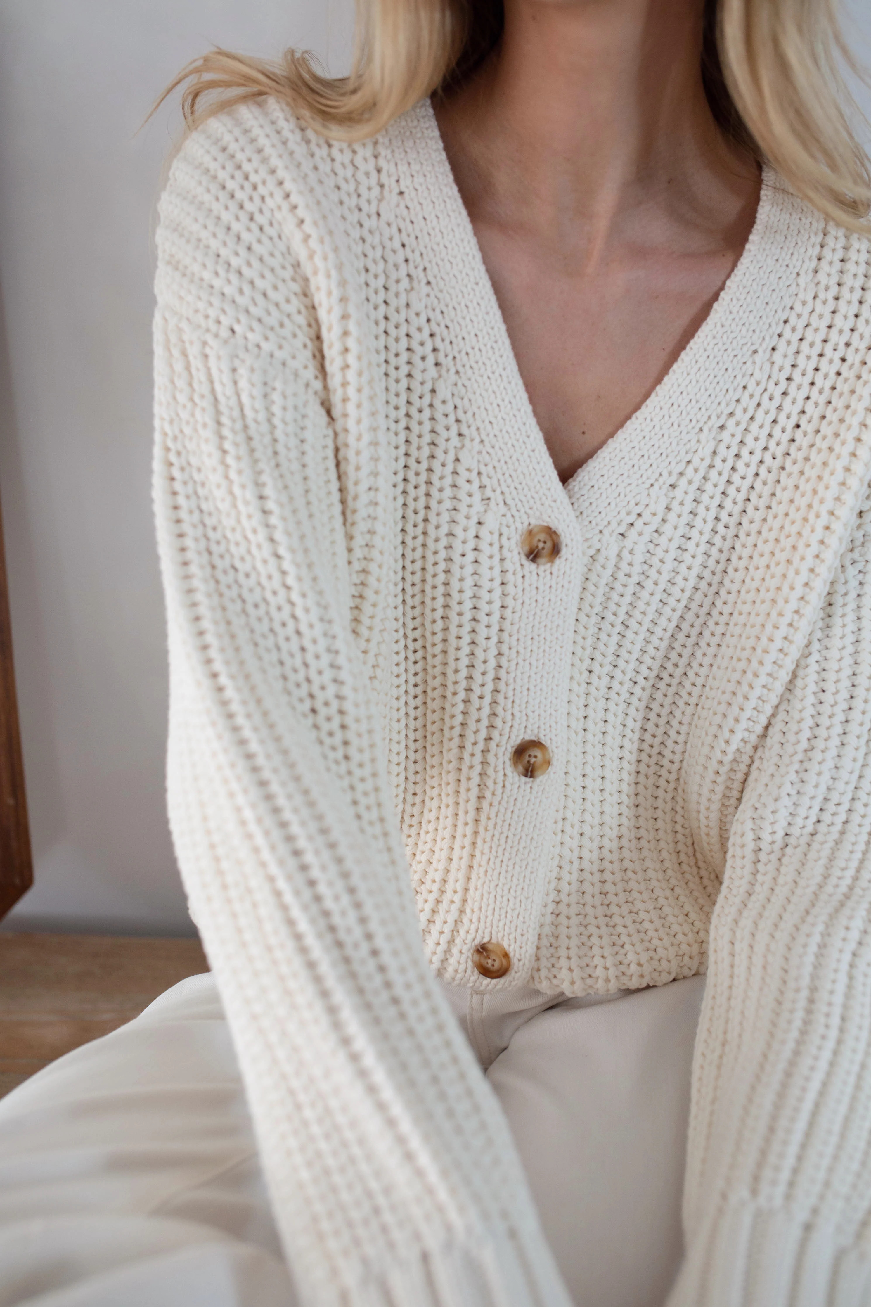 Beach Cardi - Ivory | Marea