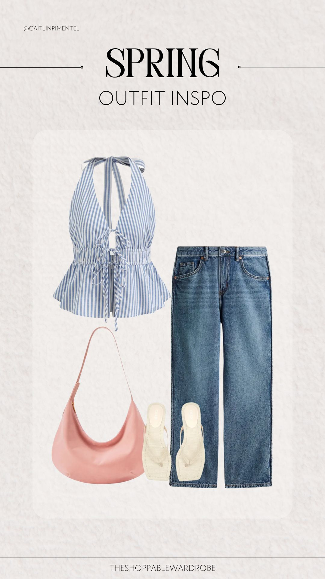 Spring outfits are officially on repeat lately and this is such an easy one to recreate. A striped top, straight leg jeans, and simple sandals is one of those outfits that always looks put together but still casual. Linking everything in this outfit, perfect for everyday, brunch, or coffee runs. 

 #LTKootd #LTKSeasonal #LTKSaleAlert
